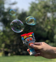 Power Joy Bubble Mini Robot Battery Operated 2Oz