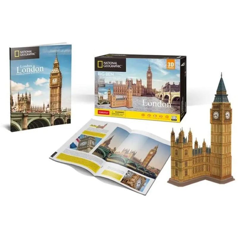 National Geo 3D Puzzle Big Ben London 2 94-Piece