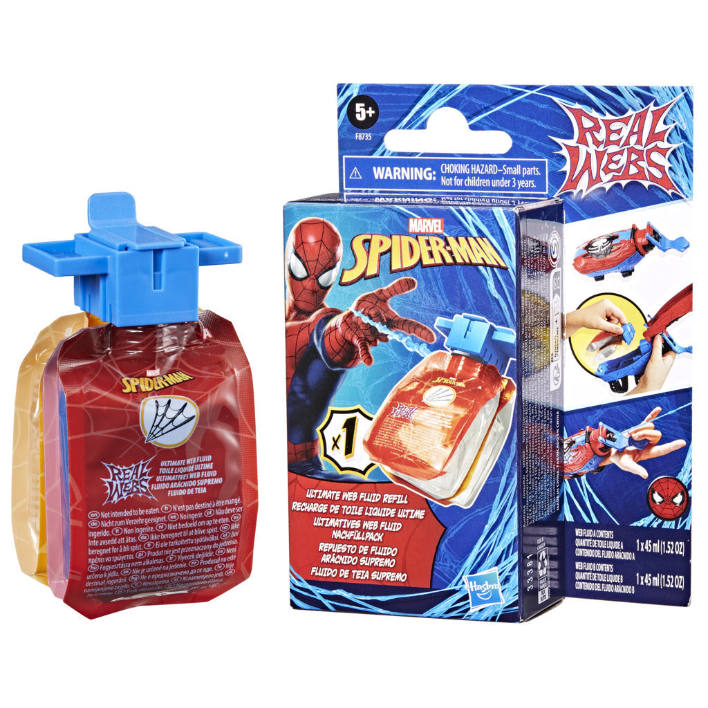 Marvel Spiderman Ultimate Web Fluid Refill Webs Blaster Accessory