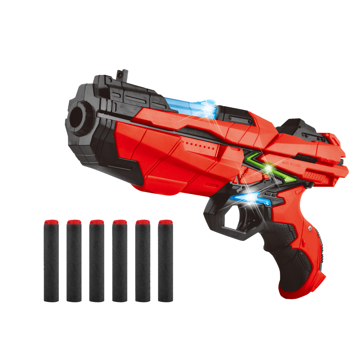 باور جوي Shooterz X Blaster 4 مع أضواء، يعمل بالبطارية