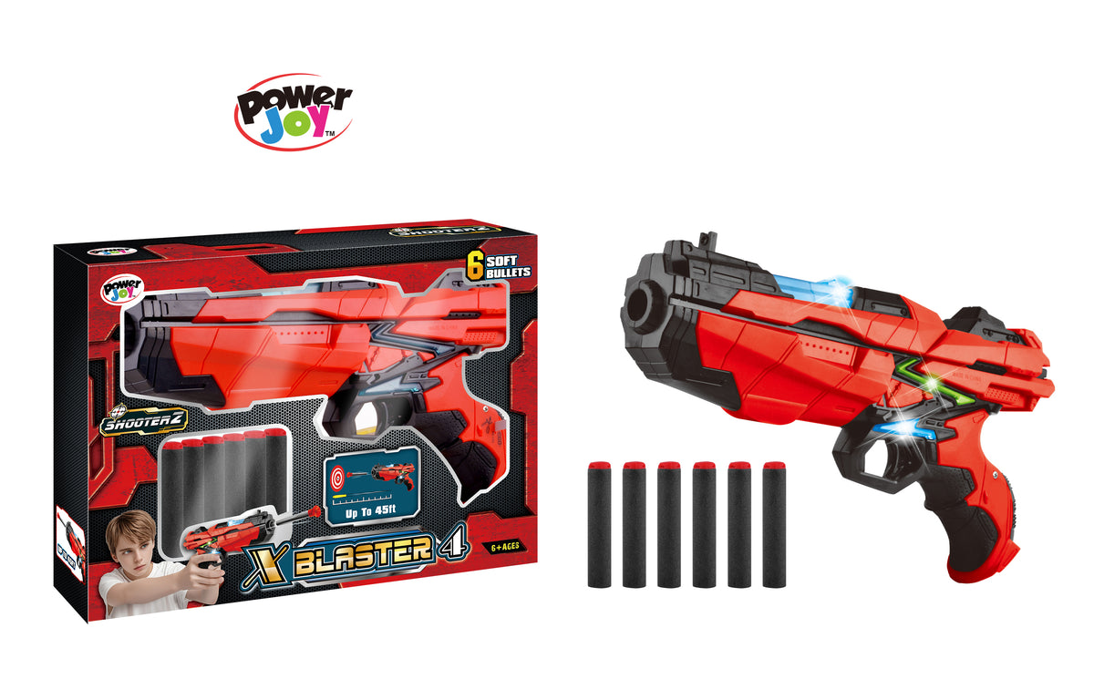 Power Joy Shooterz X Blaster 4 with Lights Battery Operated