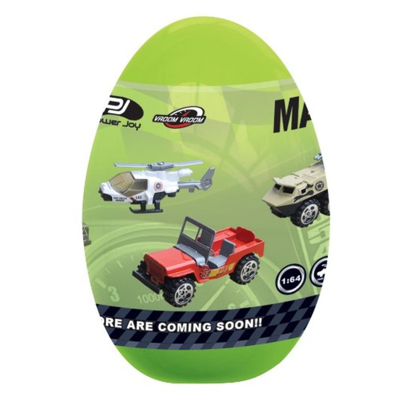 Power Joy Vroom Vroom Diecast Magic Egg Assortment for Kids Ages 3+