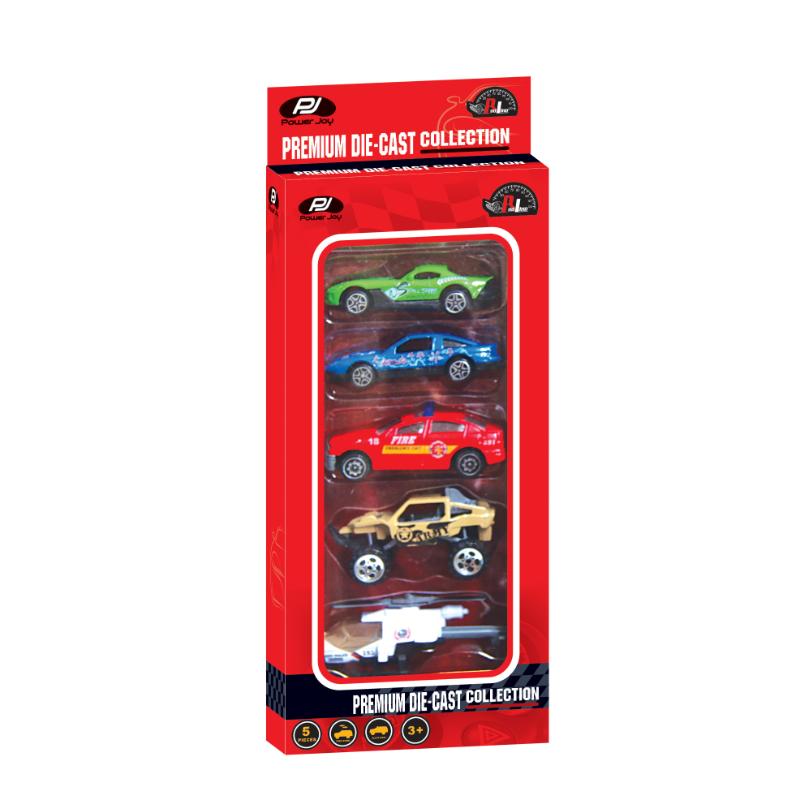 Power Joy Vroom Vroom Diecast Premium 5-In-1 1/64 for Kids Ages 3+