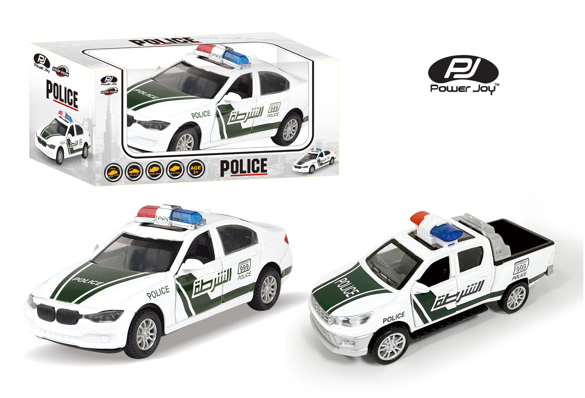 Power Joy Vroom Vroom Die Cast Police 1/24