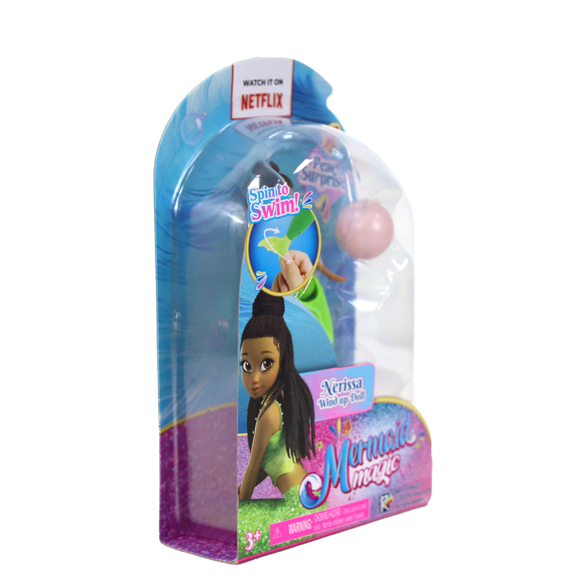 تشكيلة دمى Mermaid Magic ذات الحركة باللف بحجم 5.5 بوصة – قطعة واحدة