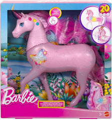 Barbie Sparkle Lights Toy Unicorn