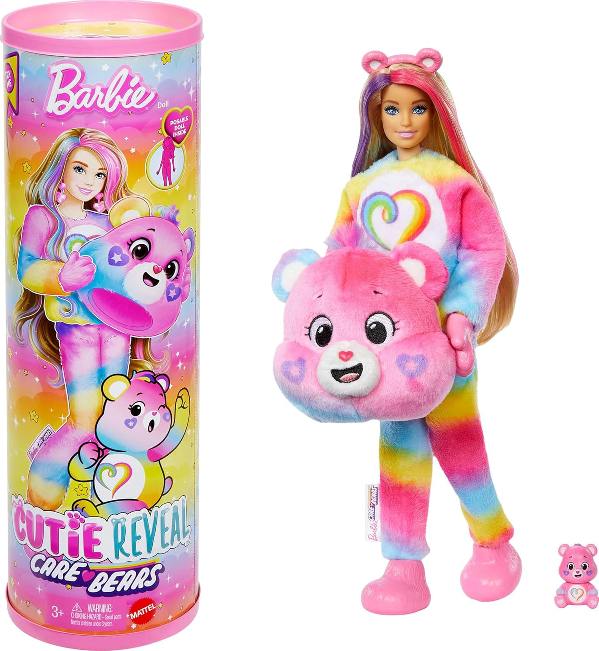 دمى Barbie Cutie Reveal Care Bears المفاجئة