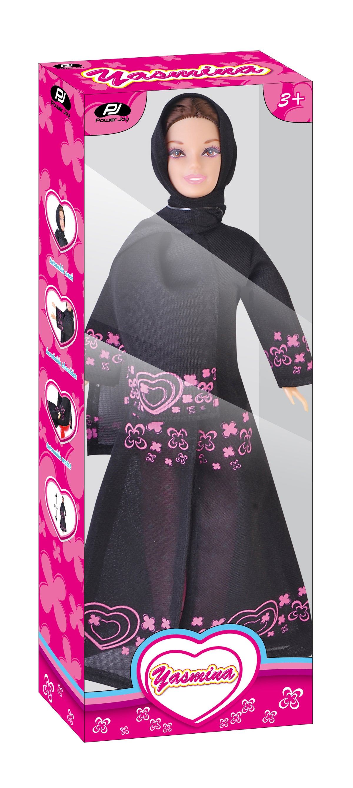 Power Joy Yasmina Doll 30cm for Kids Ages 3+