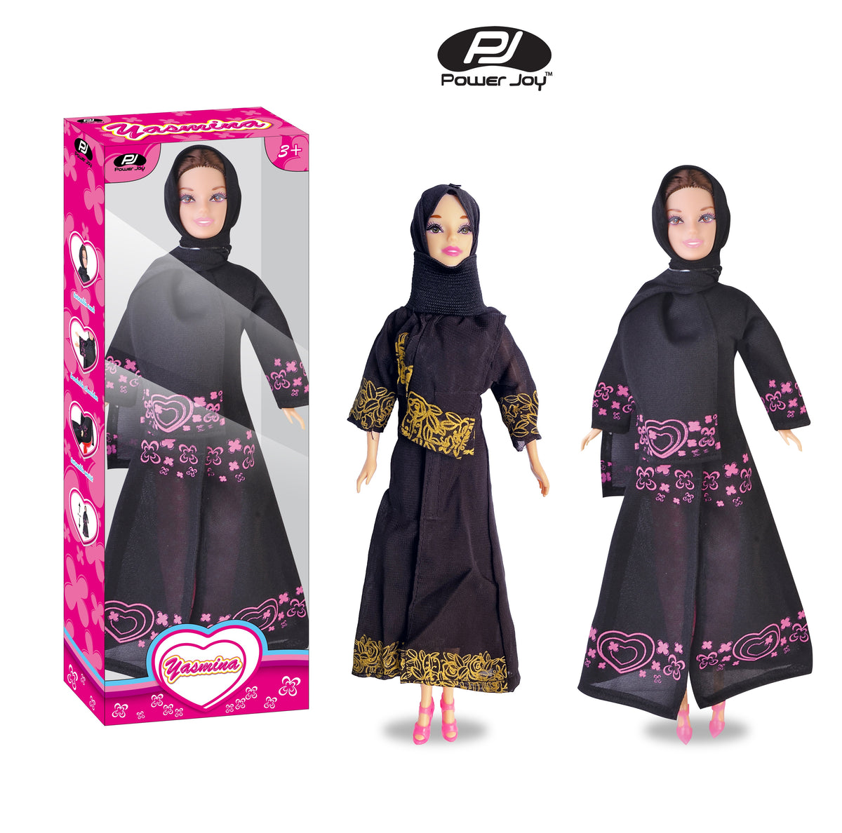 Power Joy Yasmina Doll 30cm for Kids Ages 3+