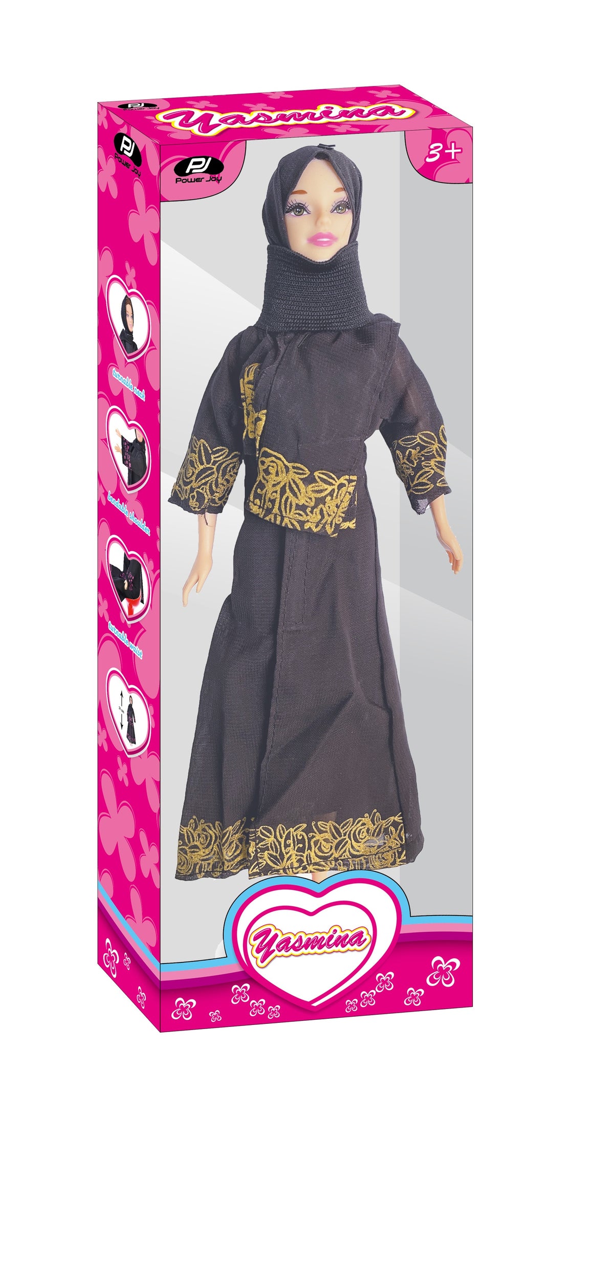 Power Joy Yasmina Doll 30cm for Kids Ages 3+