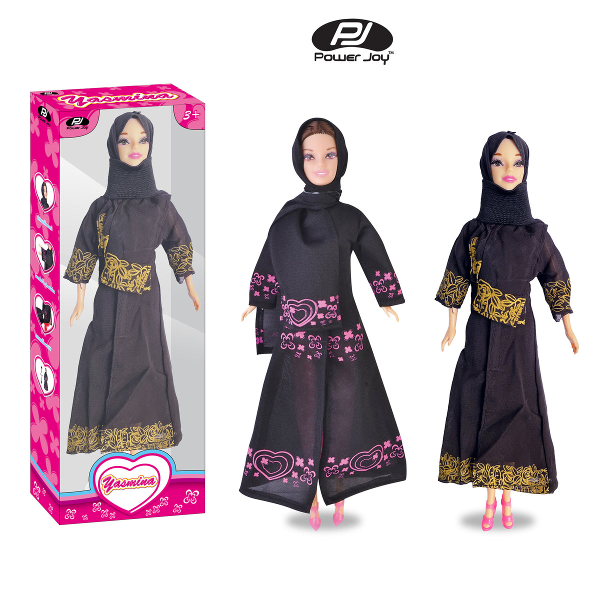 Power Joy Yasmina Doll 30cm for Kids Ages 3+