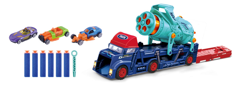Power Joy Vroom Vroom Diecast Shooter 3-Piece Set for Kids Ages 3+