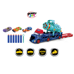 Power Joy Vroom Vroom Diecast Shooter 3-Pieces Set