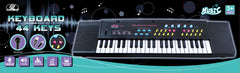 Power Joy Music Keyboard 44 Keys With Mic Battery Operated