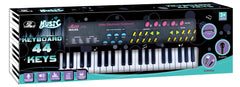 Power Joy Music Keyboard 44 Keys With Mic Battery Operated