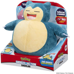 Pokemon Feature Plush Snooze Action Snorlax