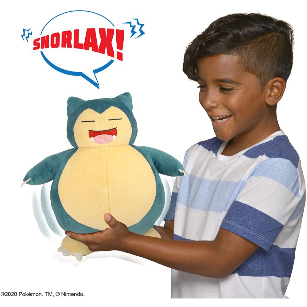 Pokemon Feature Plush Snooze Action Snorlax