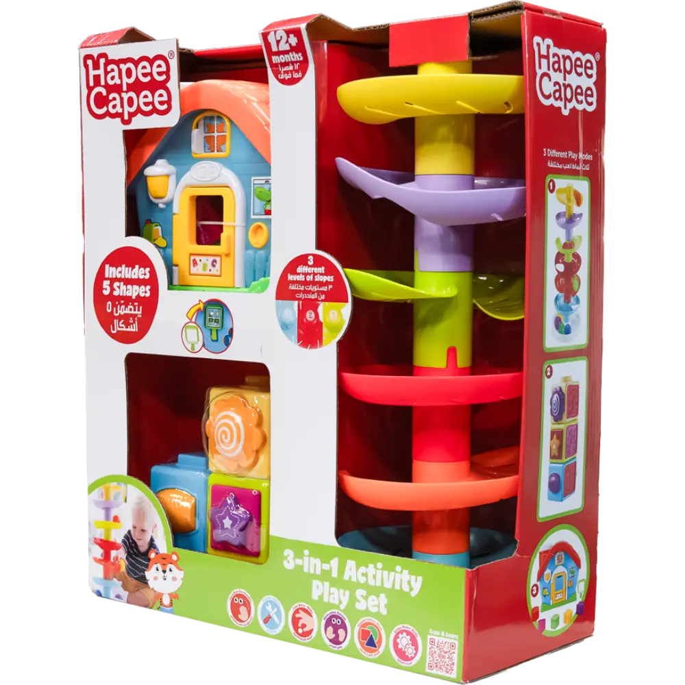 Hapee Capee 3In1 Activity Play Set