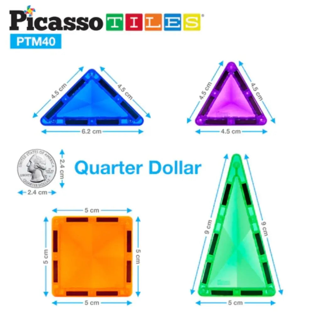 Picasso Magnetic Mini Diamond Building 40pieces