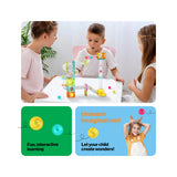 Picasso Magnetic Marble Run with Launcher 80-Pieces