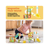 Picasso Magnetic Marble Run with Launcher 80-Pieces