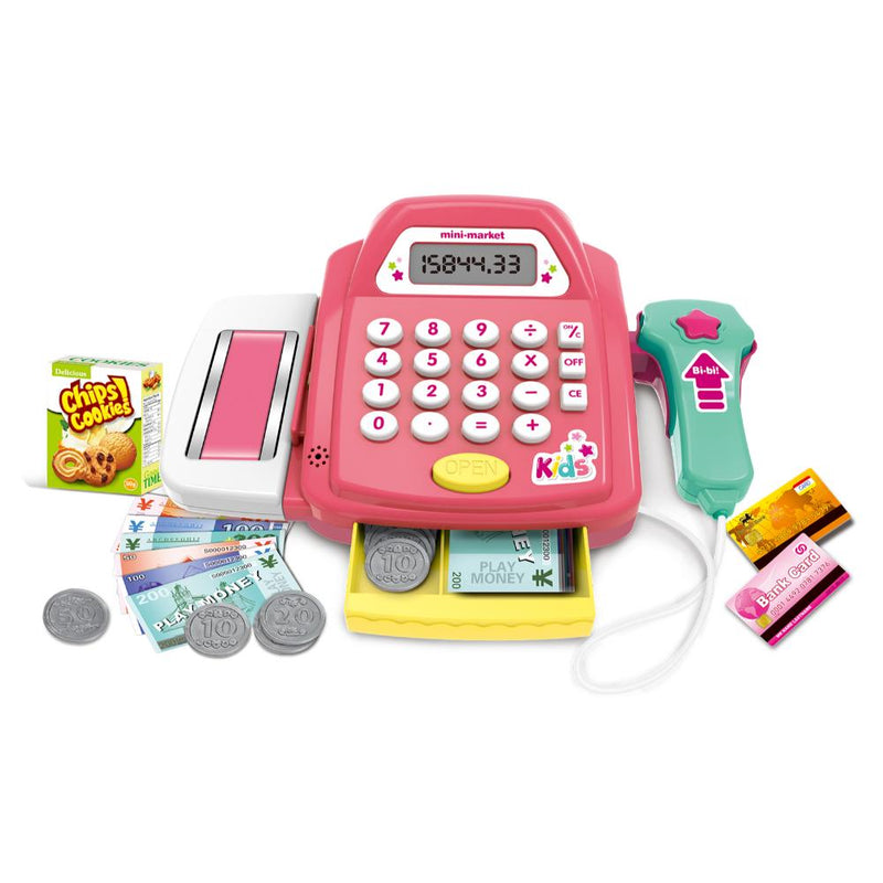 Power Joy Yumyum Cash Register Mini Mkt Battery Operated