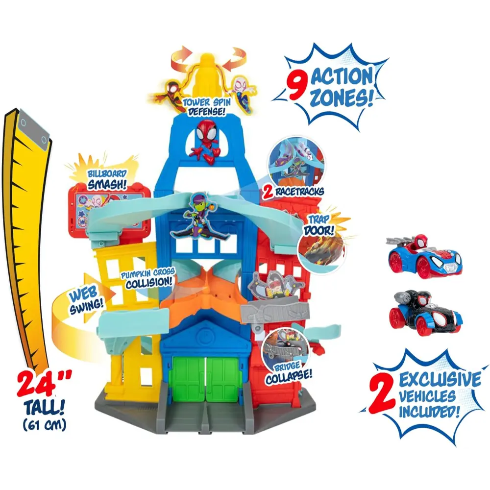 Spidey N Friends City Track Set