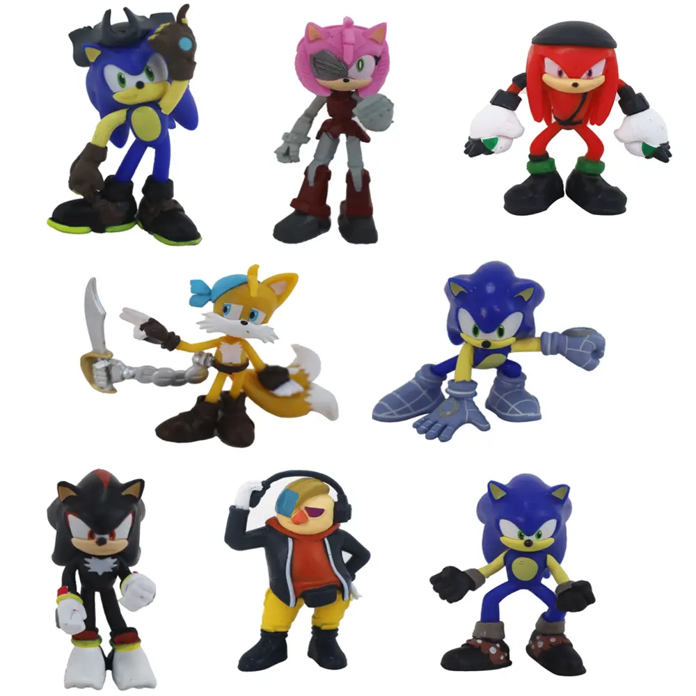Sonic Figure Deluxe 8Pack with Box 2.5 Inch