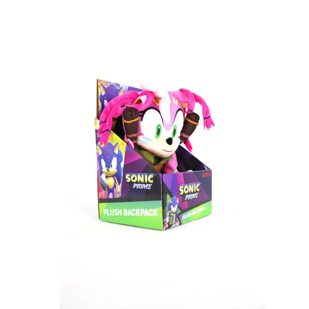 Sonic Plush Backpack 12Inch 4Asst