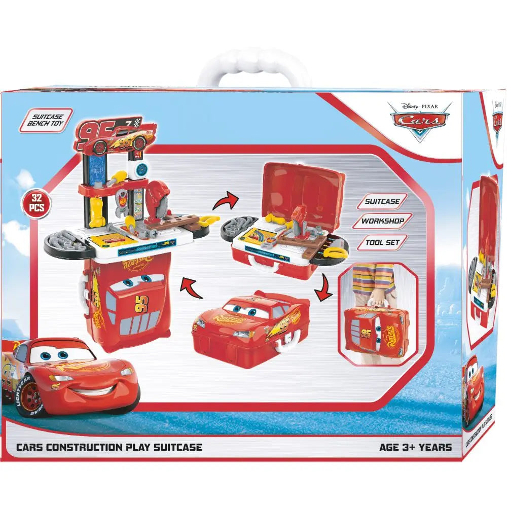 Cars Construction Play Suitcase Set Toys