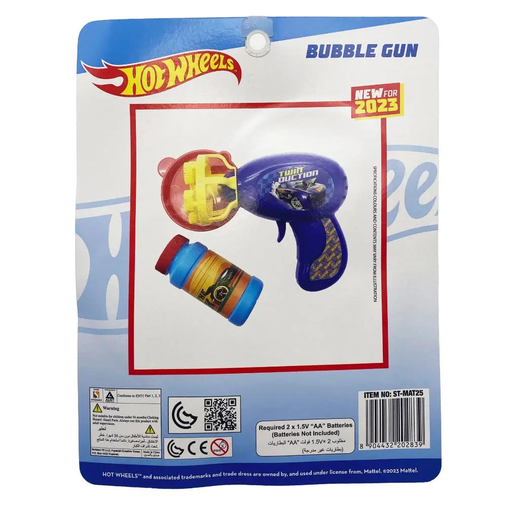 Hot Wheels Bubble Gun Toy for Kids