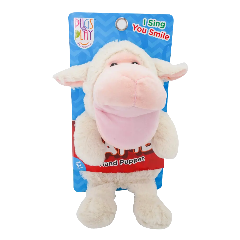 PUGS AT PLAY PUPPET LAMB 12INCH B/O