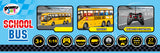 Power Joy RC School Bus with Lights Remote Control Toy Bus for Kids