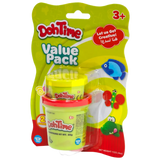 Dohtime Value Pack Dough Cans 1oz & 3oz - Assorted Colours