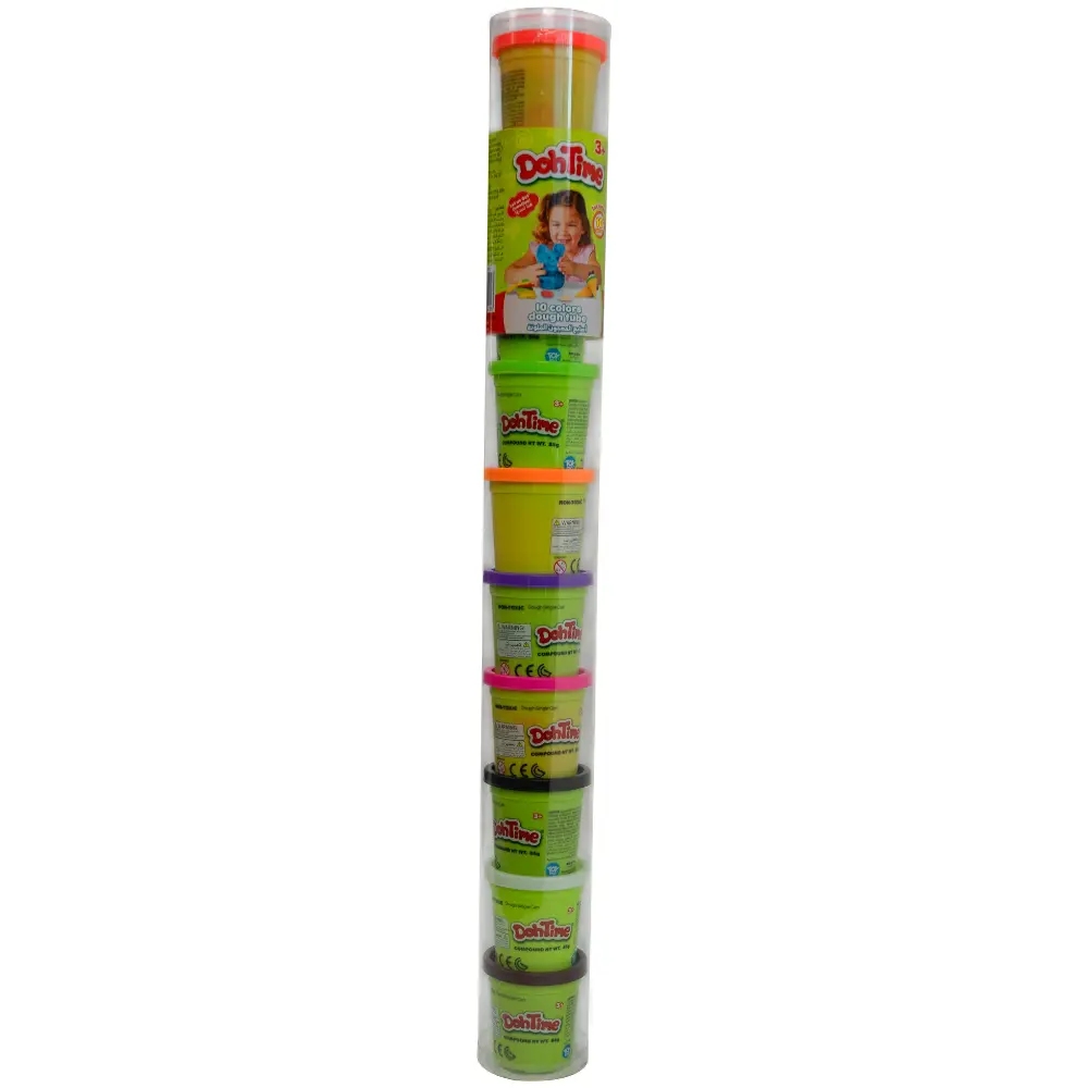 Dohtime Dough PVC Tube 30z 60cm -10 Pieces