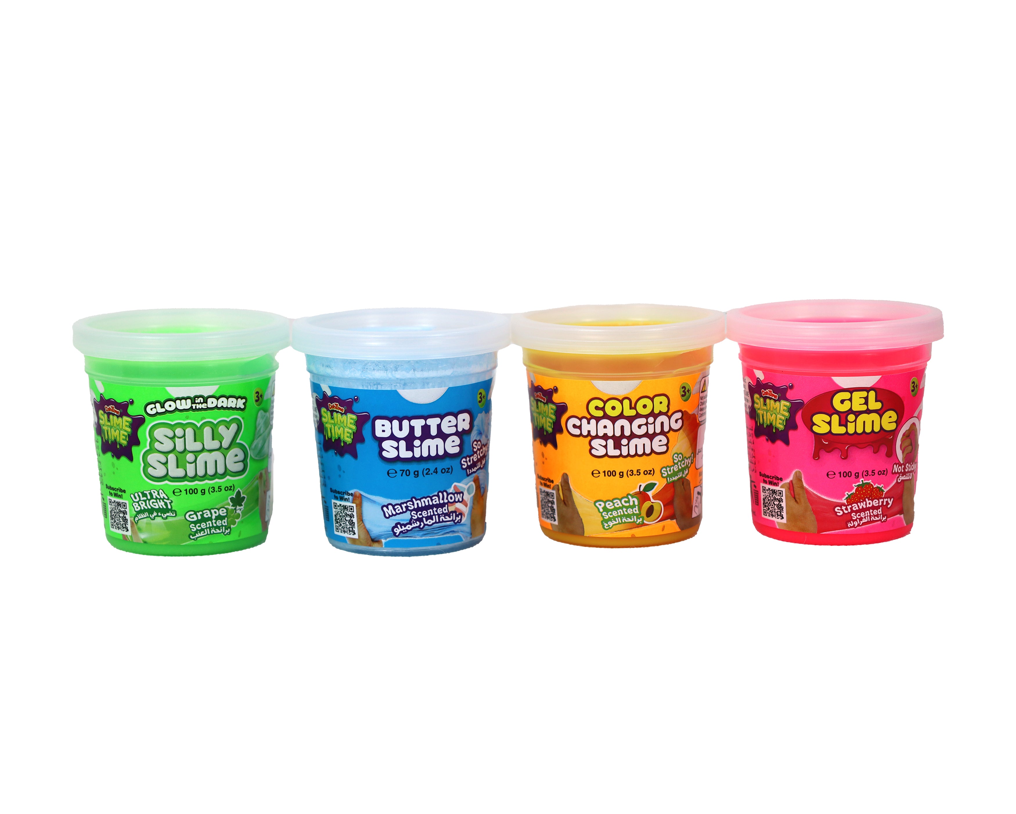 Dohtime Slimetime Super Slime Set 4 Cans in pack
