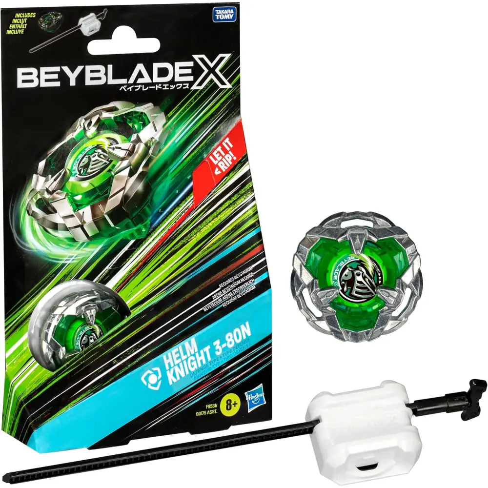 Beyblade X Launcher Helm Knight 3-80N
