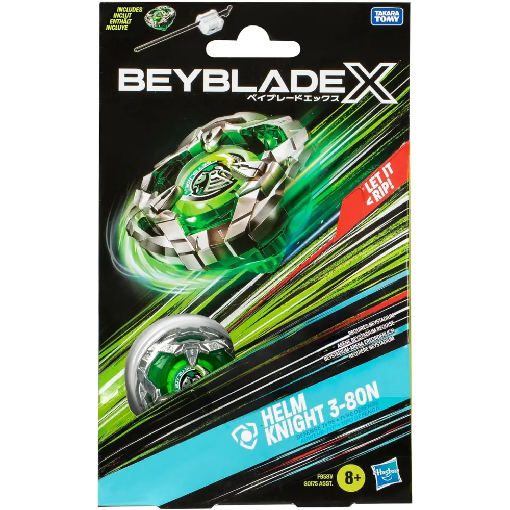 Beyblade X Launcher Helm Knight 3-80N