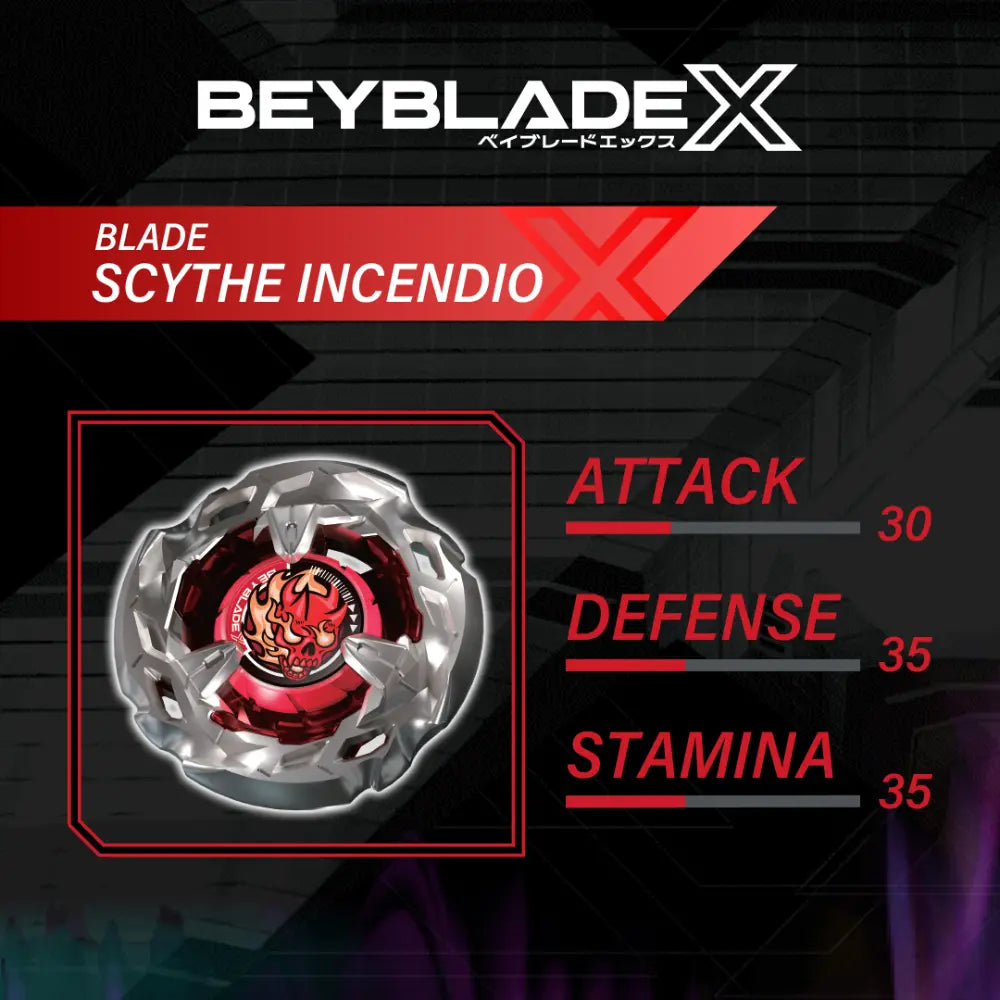 جهاز إطلاق باي بليد X – Scythe Incendio 4-60T