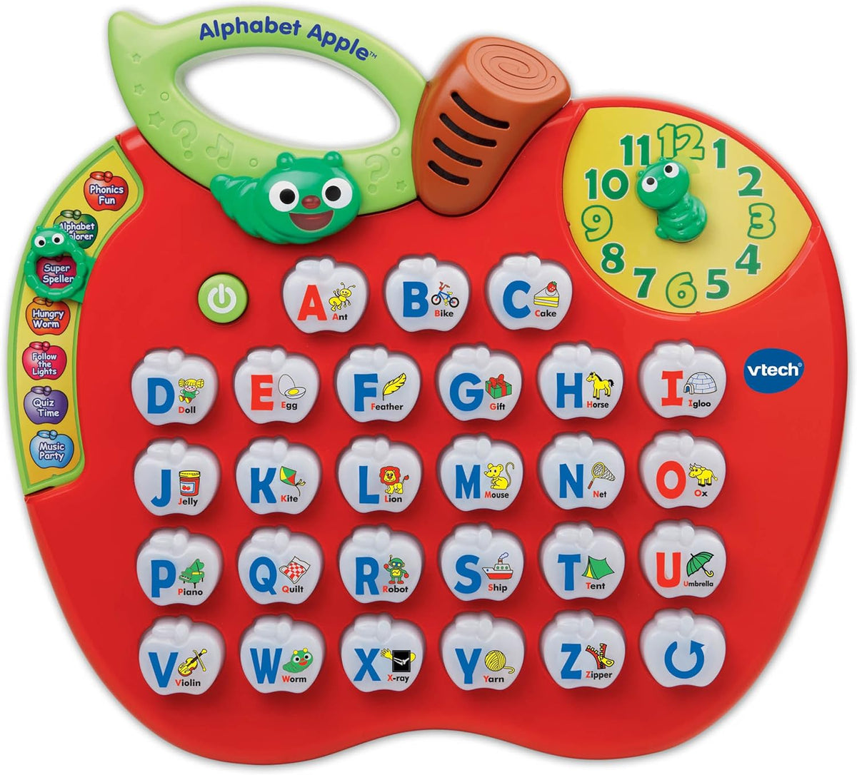 لعبة VTech Alphabet Apple التعليمية – تعمل بالبطارية