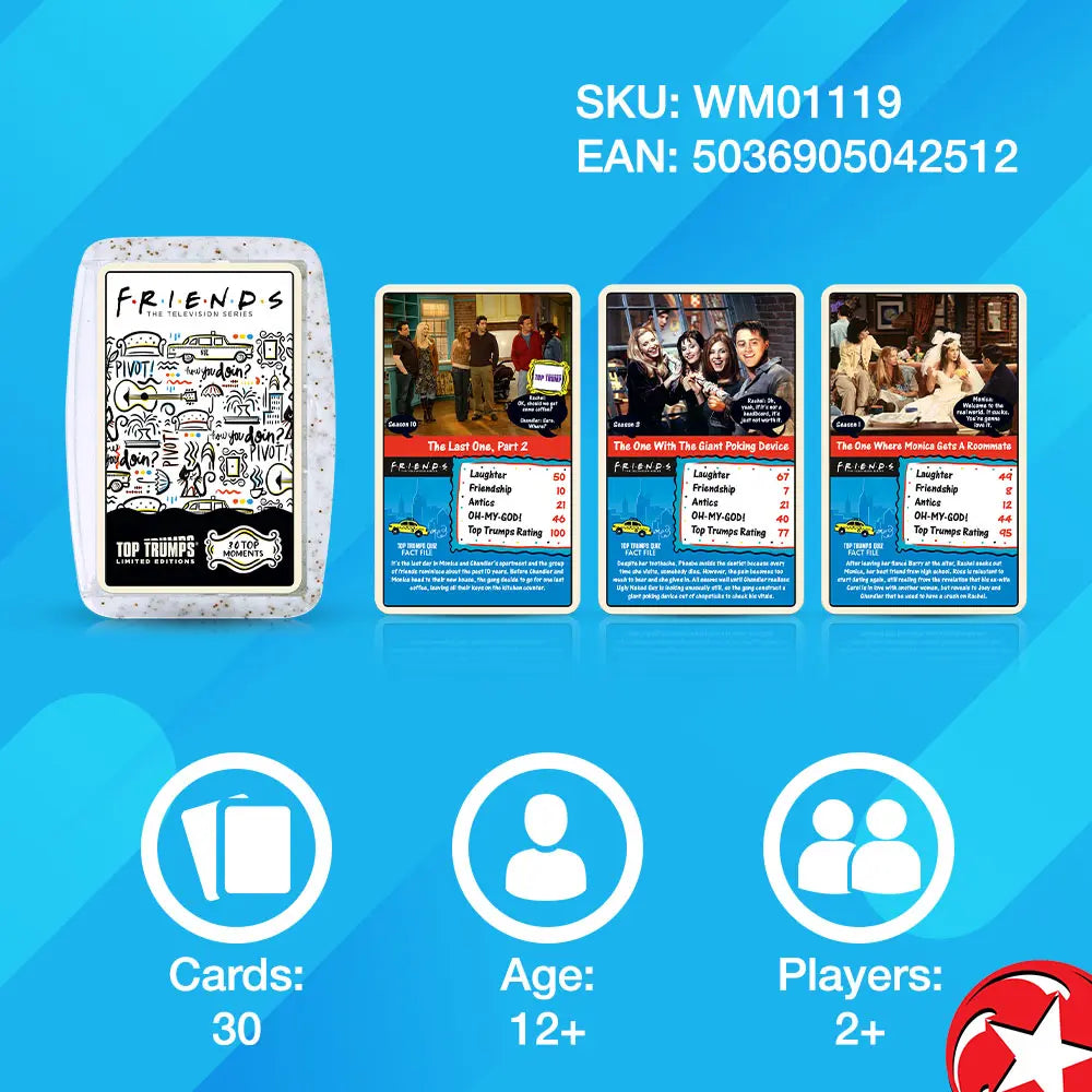 Top Trumps Friends The TV Series Limited Edition