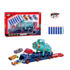 Power Joy Vroom Vroom Diecast Shooter 3-Pieces Set